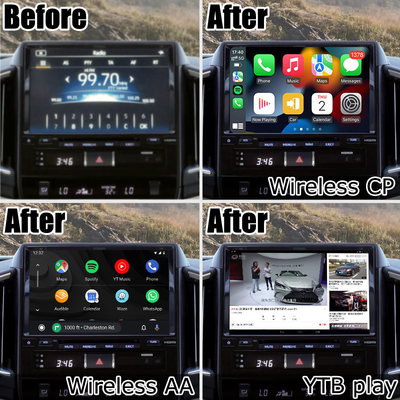 Android 13 video-interface voor Toyota Land Cruiser LC200 GXR met achteruitkijk WiFi carplay android auto