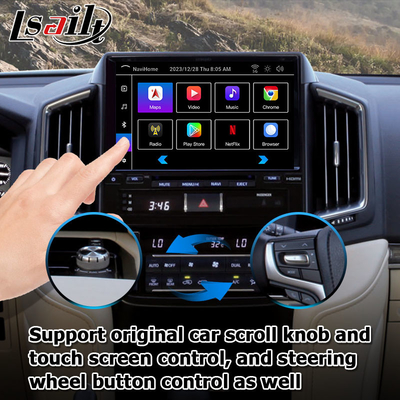 Android 13 video-interface voor Toyota Land Cruiser LC200 GXR met achteruitkijk WiFi carplay android auto