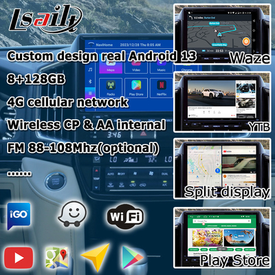 Android 13 video-interface voor Toyota Land Cruiser LC200 GXR met achteruitkijk WiFi carplay android auto