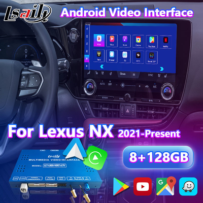 Lsailt Android Carplay Multimedia System Video Interface voor 2021-Huidige Lexus NX NX200 NX250 NX350 NX350h NX400h NX450h