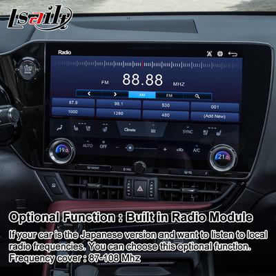 Lsailt Android Carplay Multimedia System Video Interface voor 2021-Huidige Lexus NX NX200 NX250 NX350 NX350h NX400h NX450h