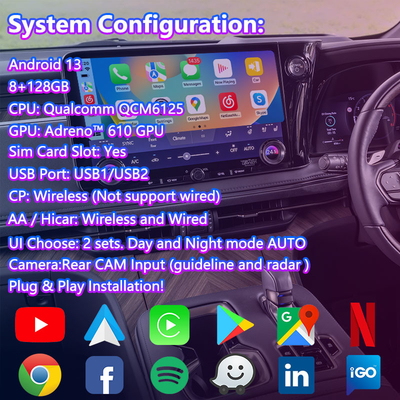 Lsailt Android Carplay Multimedia Video Interface voor 2023-Huidige Lexus LM LM350h LM500h