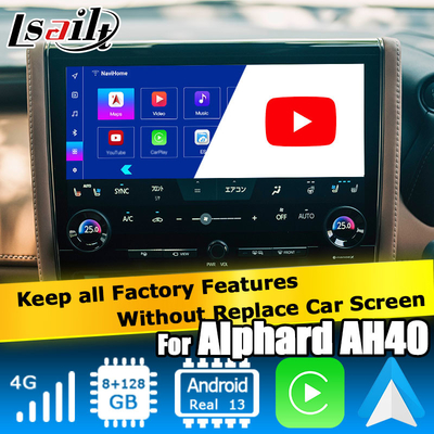 Toyota Alphard AH40 Android multimedia interface 8+128GB Carplay Android Auto ondersteuning
