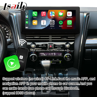 Android 13 Lexus Video Interface OEM Scherm Upgrade voor LM350 LM500H NX RX ES Retrofit Kits Inclusief YouTube, NetFlix, Wireless CarPlay