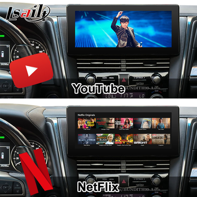Android 13 Lexus Video Interface OEM Scherm Upgrade voor LM350 LM500H NX RX ES Retrofit Kits Inclusief YouTube, NetFlix, Wireless CarPlay