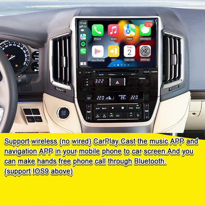 Android Multimedia Interface voor Land Cruiser GX_R 2018-2021 LC200 Draadloos Apple CarPlay&Android Auto Retrofit Upgrade