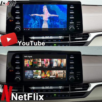 OEM-integratie en retrofit Android-interface voor Toyota Sienna 2018-2021, Camry, RAV-4 In-Car Multimedia Ondersteuning YouTube, NetFlix, 360 graden camera