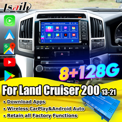 OEM Android Upgrade Module voor Land Cruiser 2013-2021 Draadloze CarPlay Kit Integratie YouTube, Google Map, Android Auto