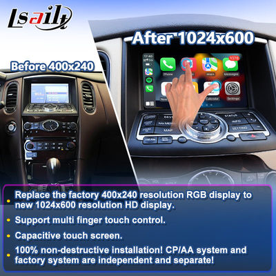 Lsailt Android Auto Carplay Screen voor 2007-2017 Infiniti EX25 EX35 EX37 EX30d EX QX50