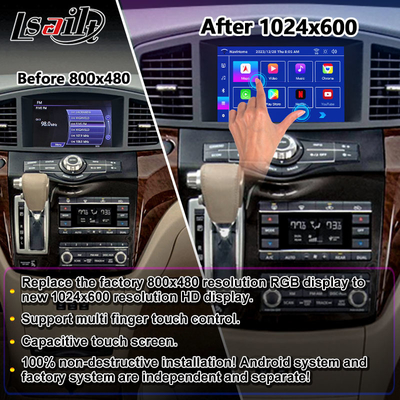 Lsailt 8 inch HD Android Multimedia Scherm voor 2011-2017 Nissan Quest E52