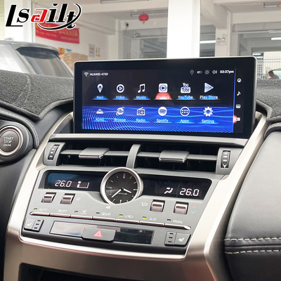 Lexus Android Scherm met Draadloze CarPlay & Android Auto 10,25 inch Touchscreen | SIM-kaart & 360 Camera's IPS-scherm