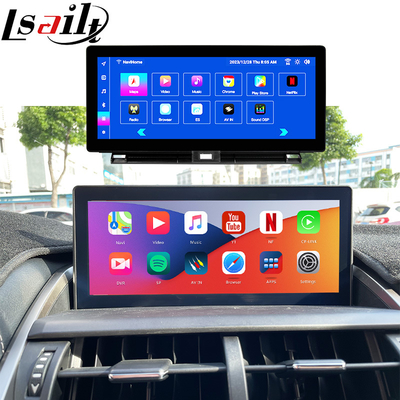 Lexus Android Scherm met Draadloze CarPlay & Android Auto 10,25 inch Touchscreen | SIM-kaart & 360 Camera's IPS-scherm