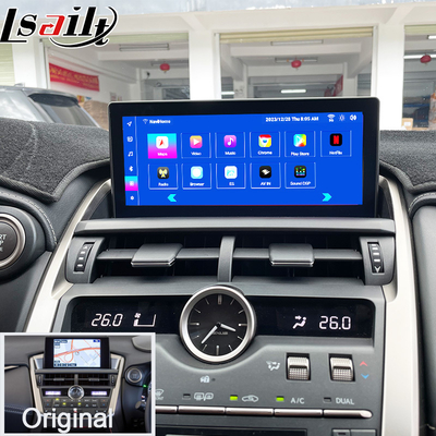 Lexus Android-scherm voor Lexus NX200T NX300H 2015-2017 10,25 inch IPS HD-scherm Android 13 Wireless CarPlay, Android Auto