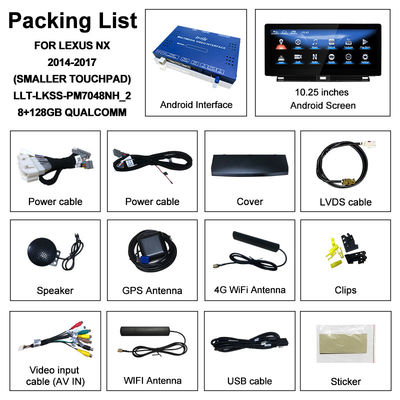 10.25 inch Lexus Android scherm