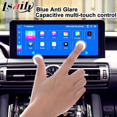 Lexus Android-scherm 10,25 inch Qualcomm 8 Core GPS-navigatie CarPlay Display voor Lexus IS300 IS250 IS350 2020-2023