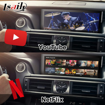 Lexus Android Scherm Android 13 Multimedia Display 8 Core Qulcomm voor LEXUS IS200T IS300H IS350 Ondersteuning Joystick Control, YouTube, Google Play, CarPlay