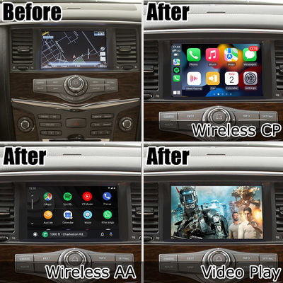 Interface Draadloze Carplay van Android van Nissan Patrol Armada Y62 2011-2017 de Auto Video