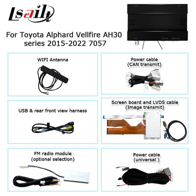 Toyota Alphard Vellfire AH30 serie pure OEM stijl Carplay android auto box 2015-2022 model