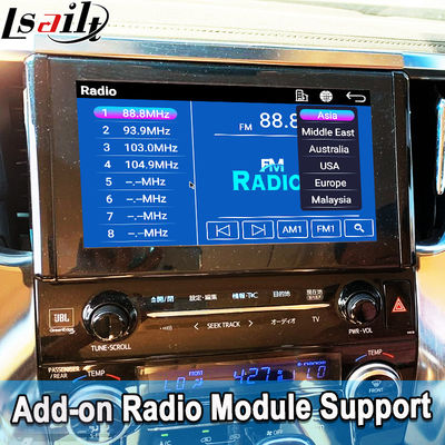 Draadloze Apple CarPlay/Android Auto Upgrade Module voor Alphard 30 Serie Vellfire Toyota Ondersteuning FM Radio, Airconditioning, Mirroring, Camera's