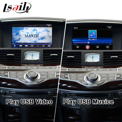 CarPlay Interface voor Infiniti Q70 Q70L M35 M45 Fuga 2009-2019 Draadloze Android Auto Adapter Integratie Mobiele Telefoon Spiegelen, AC Temperatuur