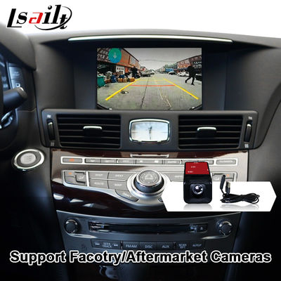 CarPlay Interface voor Infiniti Q70 Q70L M35 M45 Fuga 2009-2019 Draadloze Android Auto Adapter Integratie Mobiele Telefoon Spiegelen, AC Temperatuur