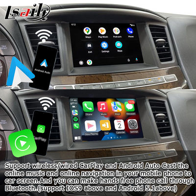 CarPlay Interface voor Infiniti QX60 JX35 2008-2017 Car Play Upgrade Android Auto Module, Mirroring, AC Temperatuur