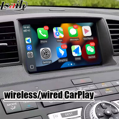 Lsailt 8 inch CarPlay-scherm voor Nissan Fuga (Y50) Infiniti 350GT 2005-2008 Android Auto, spiegelbeeld, HD Touch Display