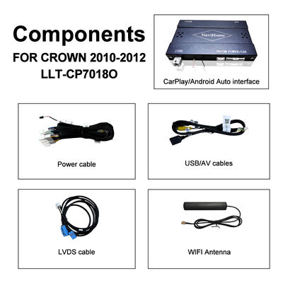 Draadloze Apple CarPlay Box voor Crown S200 RS204 GWS204 URS204 URS206 Majesta XV Athlete Saloon Toyota Geïntegreerde Android Auto