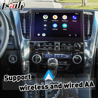 Lsailt Wireless Android Auto Carplay Interface voor 2019 -2023 Toyota Alphard Vellfire JBL High Version