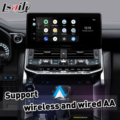 Lsailt Wireless Android Auto Carplay Interface voor 2021-2024 Toyota Land Cruiser 300 GX-R VX-R GR GR-S Sahara ZX VX LC300