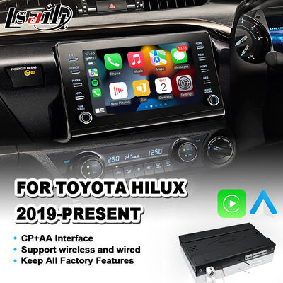 Lsailt Draadloze Android Auto Carplay Interface voor 2019-Huidige Toyota Hilux