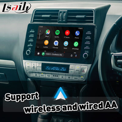 Lsailt Draadloze Android Auto Carplay Interface voor 2020-Heden Toyota Land Cruiser Prado 150