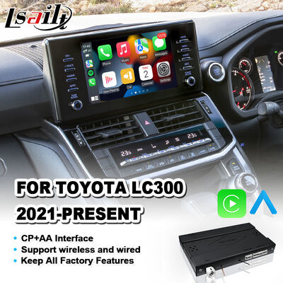 Lsailt Draadloze Android Auto Carplay Interface voor 2021-2024 Toyota Land Cruiser 300 GX GXL AX LC300