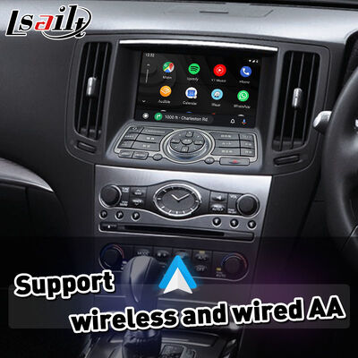 Lsailt Wireless Android Auto Carplay Interface voor 2007-2014 Nissan Skyline 370GT 350GT V36