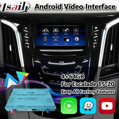 Lsait Android Navigation Multimedia Video Interface voor 2015-2020 Cadillac Escalade CUE-systeem met Carplay
