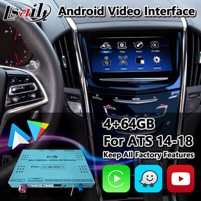 Lsailt Android Navigation Video Interface voor 2014-2019 Cadillac ATS CUE System met Carplay