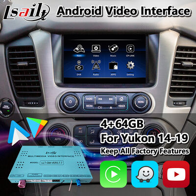 Lsailt Android Carplay Multimedia Video-interface voor 2015-2020 GMC Yukon Intellilink Systeem