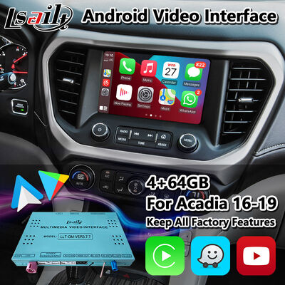 Lsailt Android GPS-navigatiesysteem Carplay-interface voor 2016-2019 GMC Acadia Intellilink System
