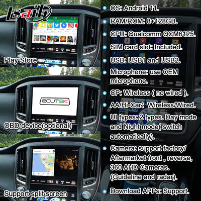 Android 13 Multimedia Video Interface voor Crown S210 AWS210 GRS210 GWS214 GWS215 Majesta Athlete Royal Saloon OEM Scherm Upgrade met draadloze CarPlay