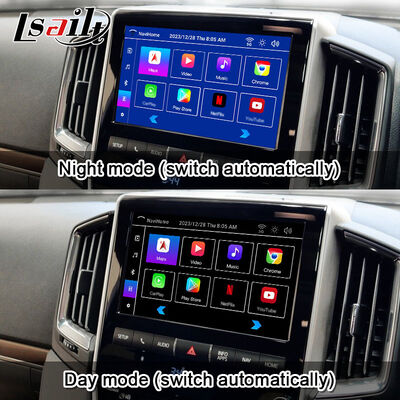Android 13 Multimedia Video-interface voor Land Cruiser LC200 VXR VX GXL Sahara V8 2013-2021 OEM Scherm Upgrade met Draadloze CarPlay, YouTube