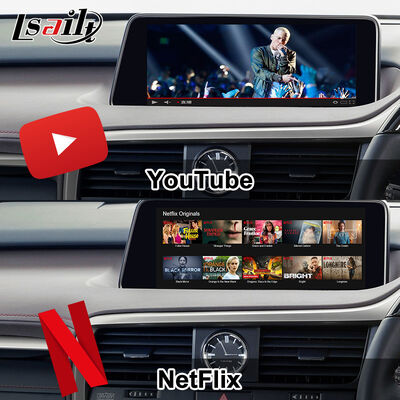 OEM Android Upgrade Module voor Lexus RX450h, RX350 RX270 2016-2021 Integratie Draadloze CarPlay, Android Auto, YouTube, Netflix