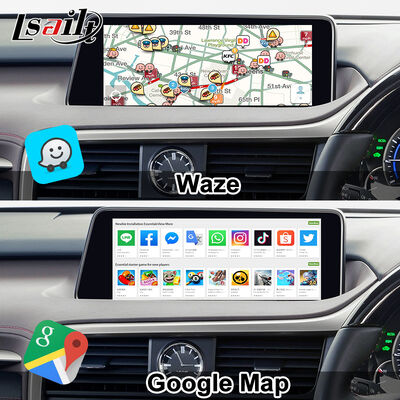 OEM Android Upgrade Module voor Lexus RX450h, RX350 RX270 2016-2021 Integratie Draadloze CarPlay, Android Auto, YouTube, Netflix
