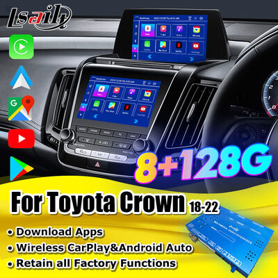 Android 13 Multimedia Upgrade Module voor Crown S220 2018-2022 OEM-integratie Draadloze CarPlay, Android Auto, YouTube,NetFlix, Google Play