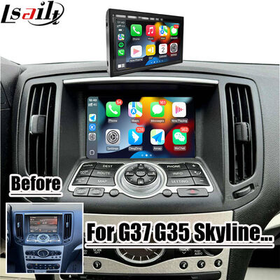 Lsailt 7 inch Draadloos Android Auto CarPlay Scherm voor Infiniti G37 G25 G35 Skyline 370GT (V36) Q40 2007-2014 HD Touch DisPlay