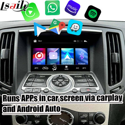 Lsailt 7 inch Draadloos Android Auto CarPlay Scherm voor Infiniti G37 G25 G35 Skyline 370GT (V36) Q40 2007-2014 HD Touch DisPlay