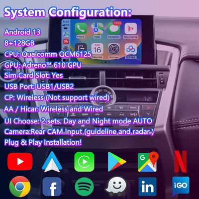 Lsailt Android Multimedia Video Interface voor Lexus NX300h NX200t NX F-Sport Touchpad Control 2014-2017