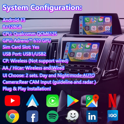 Lsailt Android Multimedia Video Interface voor Toyota Crown S220 2018-2022 met Carplay
