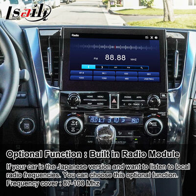 Lsailt Android Carplay Video-interface voor 2019 -2023 Toyota Alphard Vellfire JBL Hoge Versie