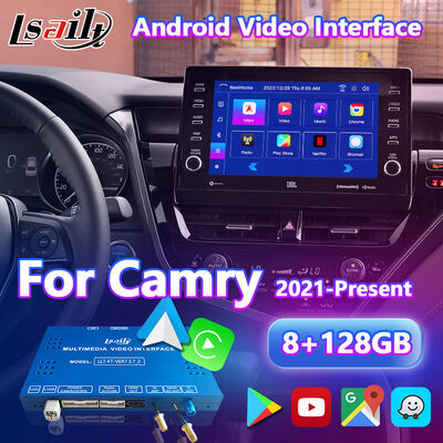 Lsailt Android Carplay Navigatie Video-interface voor 2021-2024 Toyota Camry Hybrid XSE XLE SL SE XV70