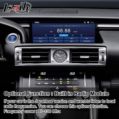 Lsailt 10.25 Inch Android Carplay Multimedia Scherm voor 2013-2020 Lexus IS Knop IS250 IS200t IS300 IS300h IS350